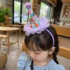 Purple hairband birthday hat decoration, sweet and cute, universal party headwear details Picture